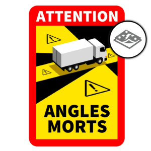 Dodehoeksticker Vrachtwagen | Zelfklevend | Per stuk