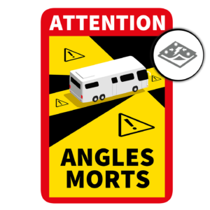 Dodehoeksticker Camper | Zelfklevend | Per stuk